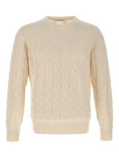 Kangra Cashmere Cable-knit Sweater In Neutral