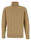 Kangra Cashmere Dolcevita Treccia Finezza 7gg In Nude