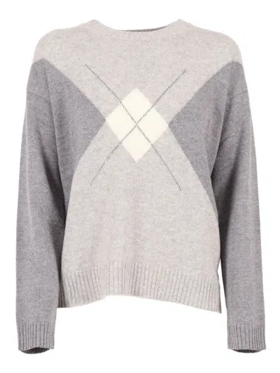 KANGRA CASHMERE CASHMERE-WOOL BLEND CREW NECK SWEATER