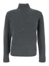 Kangra Cashmere Collo Cratere Finezza 5gg In Gray