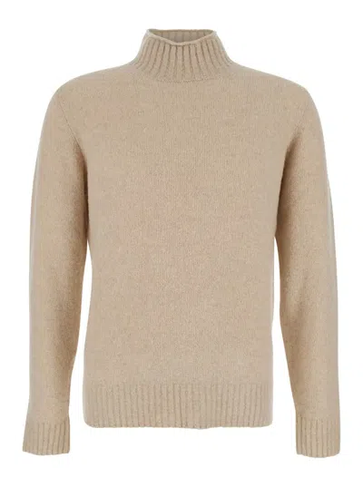 Kangra Cashmere Collo Cratere Finezza 5gg In Neutral