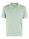 Kangra Cashmere Polo Maglia Collo Skipper Cotone 1filo