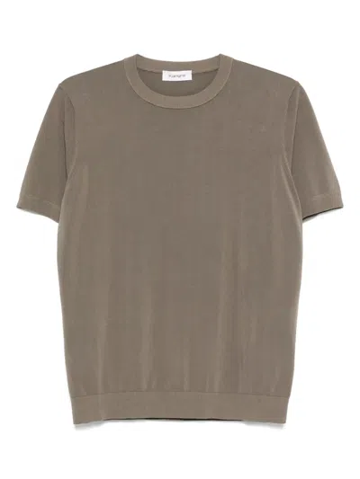 Kangra Cashmere Cotton T-shirt In Green