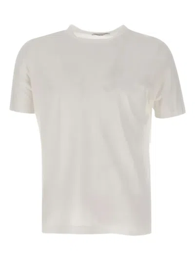 Kangra Cashmere Cotton T-shirt In White