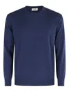 Kangra Cashmere Crew-neck Cashmere Sweater In Blue