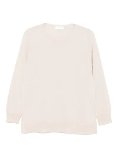 Kangra Cashmere Crew-neck Cashmere Sweater In Neutral