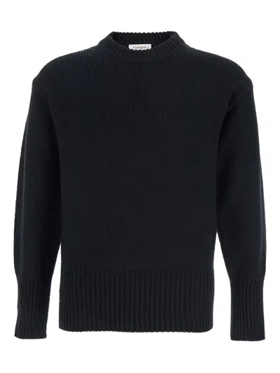 Kangra Cashmere Crew-neck Sweater In Black