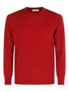 Kangra Cashmere Crew-neck Sweater In Red