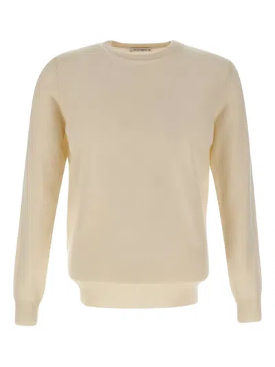 Kangra Cashmere Crew-neck Sweater In Yellow
