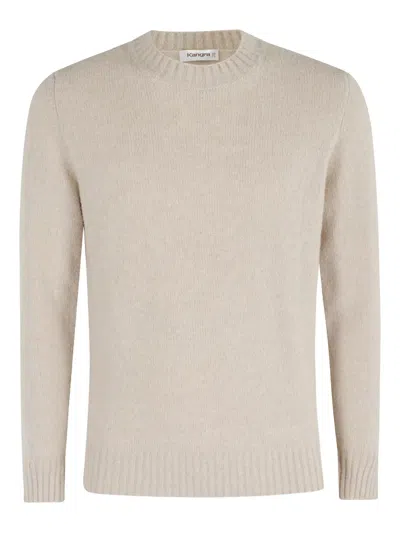 KANGRA CASHMERE CREWNECK LONG-SLEEVE SWEATER