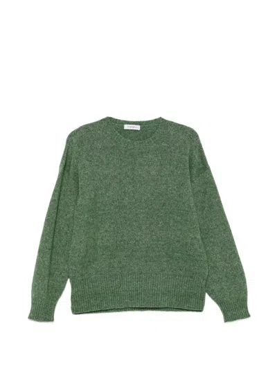 Kangra Cashmere Crew-neck Ribbed-trim Sweater In Multi