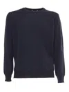 Kangra Cashmere Crewneck Sweater In Blue