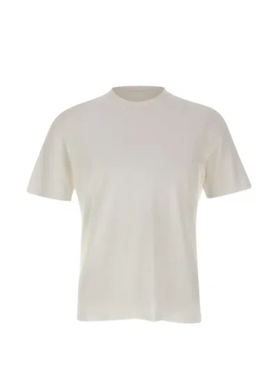Kangra Cashmere Crew-neck T-shirt In White