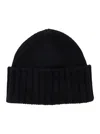 Kangra Cashmere Cuffia In Cashmere In Black