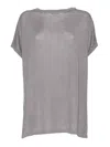 Kangra Cashmere Dark Gray Linen Sweater In Gray