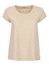 Kangra Cashmere Dropped-shoulder T-shirt In Neutral