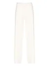 Kangra Cashmere Kangra White Viscose Pants In White