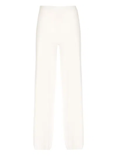 Kangra Cashmere Kangra White Viscose Pants