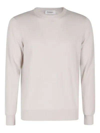 Kangra Cashmere Maglia Girocollo Cotone 1filo In Brown