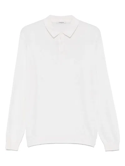 Kangra Cashmere Fine-knit Polo Shirt In Neutrals