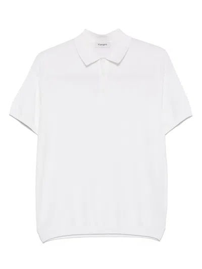 Kangra Cashmere Fine-ribbed Polo Shirt In Neutral