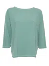 Kangra Cashmere Girocoll In Green