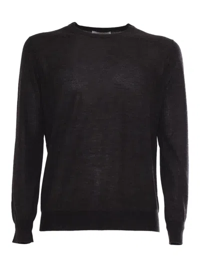 Kangra Cashmere Girocoll In Brown