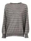 Kangra Cashmere Girocoll In Gray