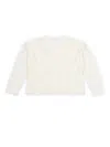Kangra Cashmere All-over Floral Crochet Knit Sweater In White