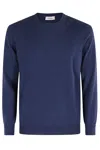 Kangra Cashmere Crew-neck Cashmere Sweater In Blue