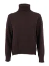 Kangra Cashmere High Neck In Burgundy