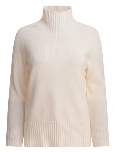Kangra Cashmere High-neck Cashmere Sweater In White