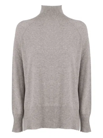 KANGRA CASHMERE HIGH-NECK RAGLAN-SLEEVE PULLOVER