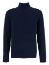 Kangra Cashmere Collo Cratere Finezza 5gg In Blue