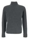Kangra Cashmere Collo Cratere Finezza 5gg In Gray
