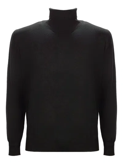 Kangra Cashmere High-neck Sweater In Black