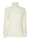 Kangra Cashmere Turtleneck In White
