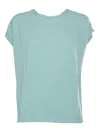 Kangra Cashmere Kangra Woman Sweater Sage Green Size 10 Cotton In Blue
