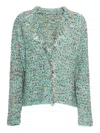 Kangra Cashmere Multicolor Women Blazer In Green