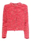 Kangra Cashmere Jacket In Red