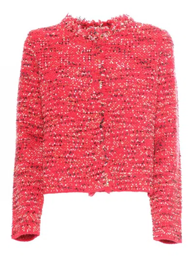 Kangra Cashmere Jacket In Red