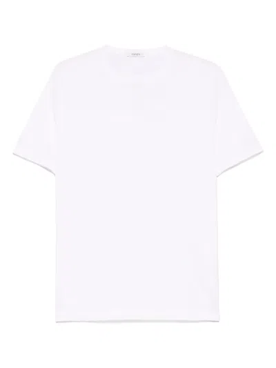Kangra Cashmere Jersey T-shirt In White