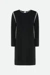 Kangra Cashmere Kangra Abito Nero In Lana