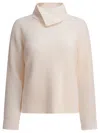 Kangra Cashmere Kangra Asymmetrical Cashmere Knit Sweater In Neutral