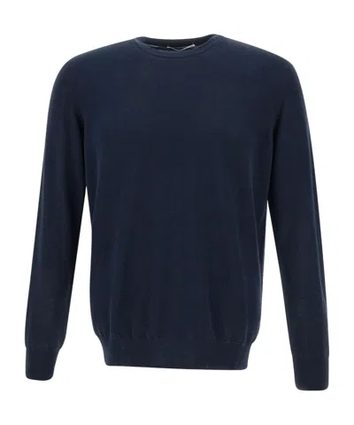Kangra Cashmere Kangra Crew Neck Knitted Sweater In Multi