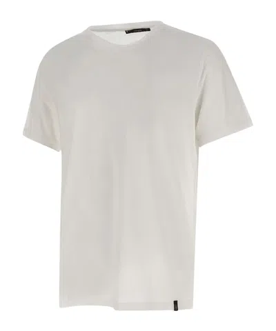 Kangra Cashmere Kangra Crew Neck Short Sleeve T-shirt In Animal Print
