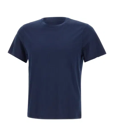 Kangra Cashmere Kangra Crew Neck T-shirt In Blue