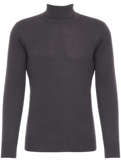 Kangra Cashmere Kangra Long-sleeve Sweater In Blue