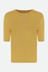 Kangra Cashmere Kangra Maglia In Lana Gialla