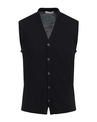 Kangra Cashmere Kangra Man Cardigan Midnight Blue Size 50 Wool